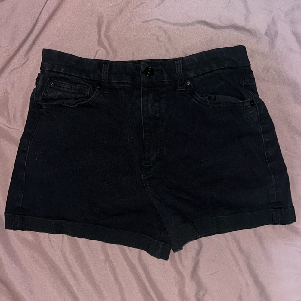 No Boundaries Black Jean Shorts